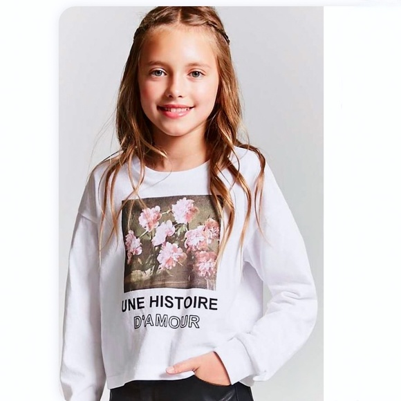 Forever 21 long sleeve shirt with print - Picture 1 of 16